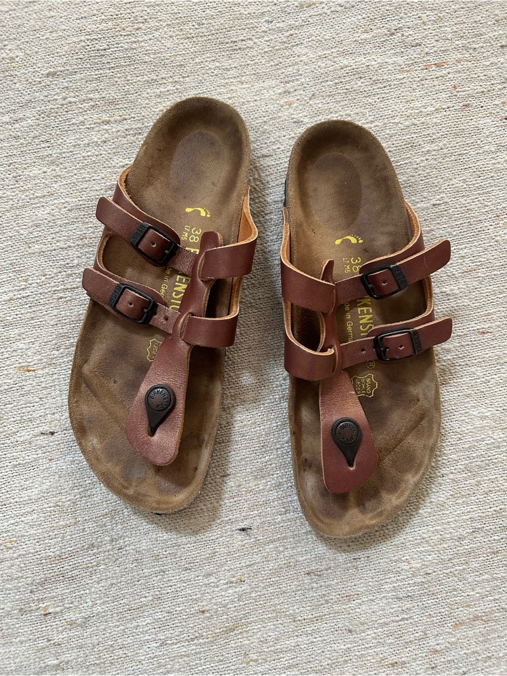 BIRKENSTOCK size 38. Beautiful design and color, great for everyday